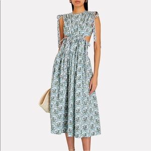 Agua By Agua Bendita Midi Dress Small